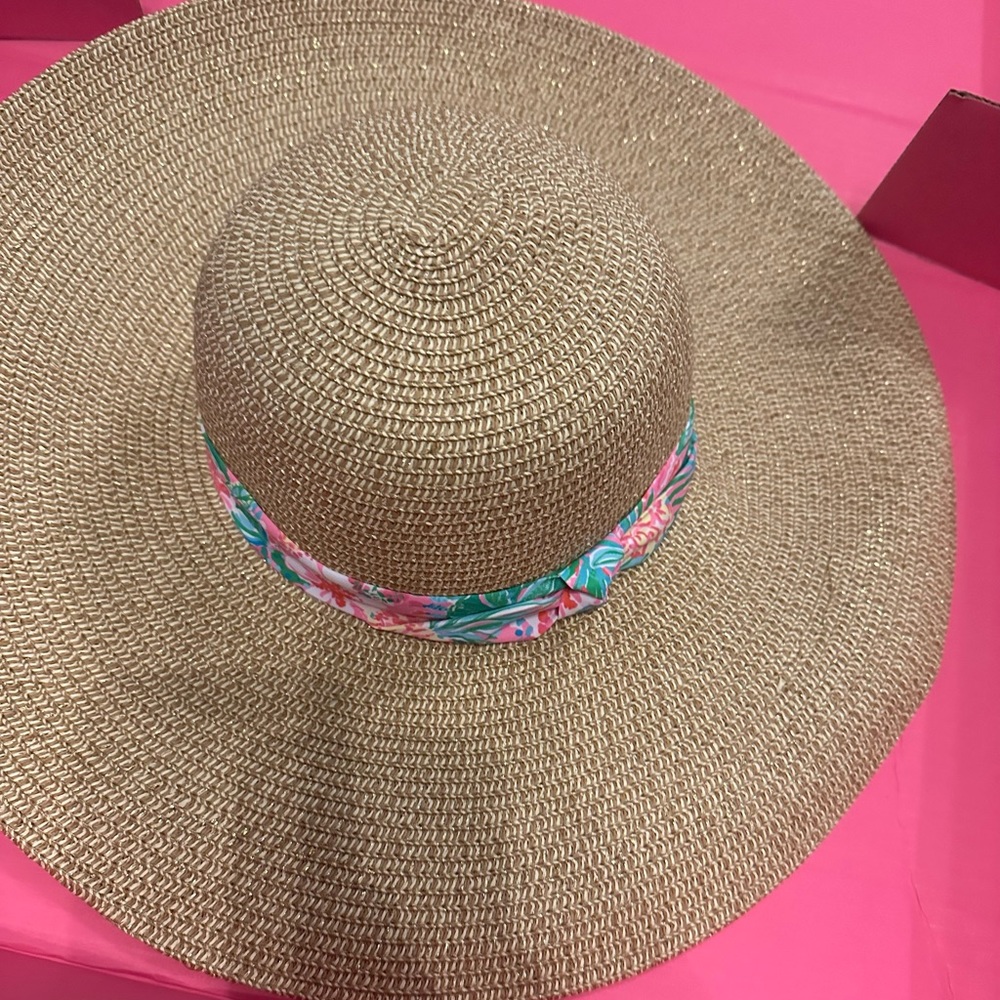 Lilly Pulitzer sun hat!! new!!